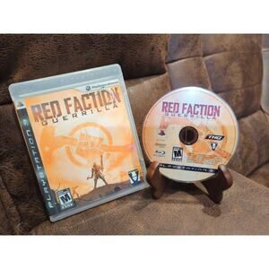 Red Faction: Guerrilla (Sony PlayStation 3 PS3, 2009) Printed Art TESTED